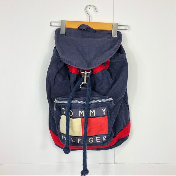 Tommy Hilfiger Handbags - Vintage 90s Tommy Hilfiger Backpack